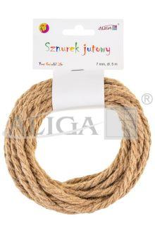 SZNUREK JUTOWY 7MMX5M