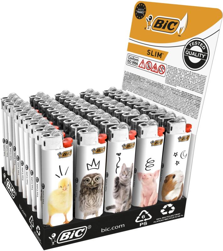 ZAPALNICZKA BIC J23 SLV CUTE A50