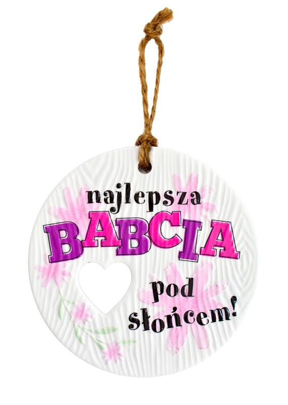ZAWIESZKI CERAMICZNE DZIADEK I BABCIA
