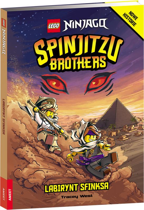 KSIĄŻECZKA LEGO NINJAGO. SPINJITZU BROTHERS LABIRYNT SFINKSA