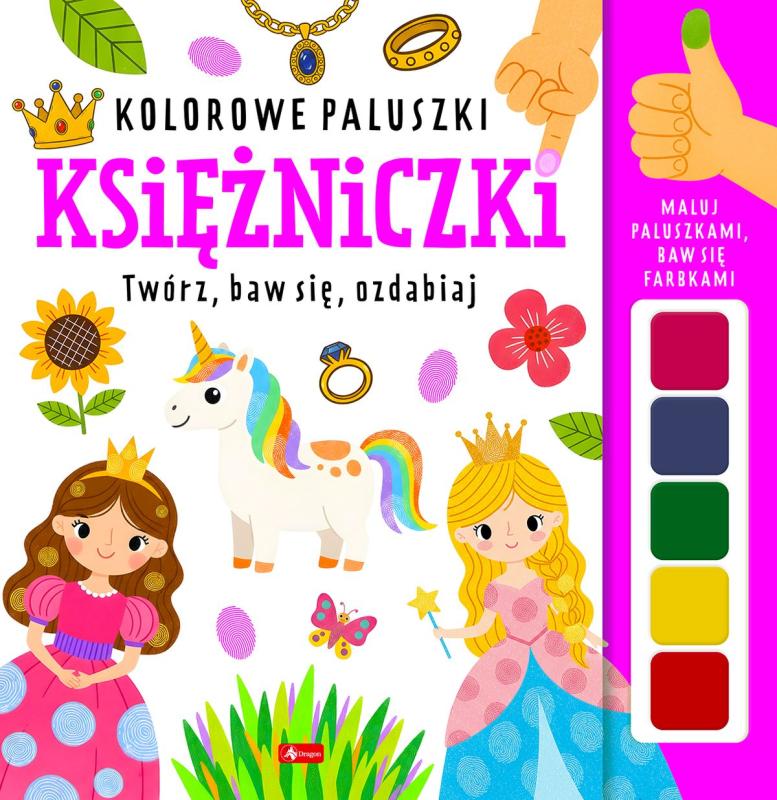 KSIĄŻECZKA KOLOROWE PALUSZKI KSIĘŻNICZKI