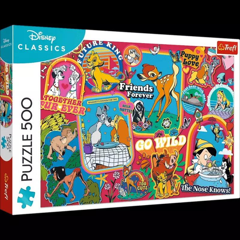 PUZZLE 500 TREFL DISNEY NA PRZESTRZENI LAT