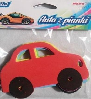 NAKLEJKI Z PIANKI AUTA BREWIS