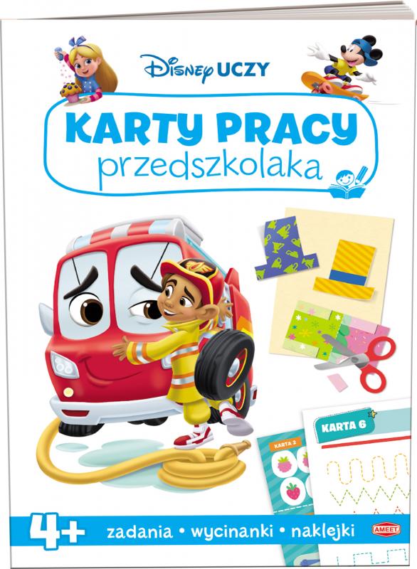 KSIĄŻECZKA DISNEY UCZY MIX. KARTY PRACY PRZEDSZKOLAKA