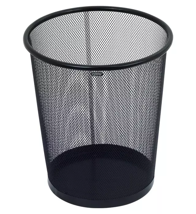 KOSZ NA PAPIER GRAND GR-020 SIATKA METALOWY CZARNY 12L