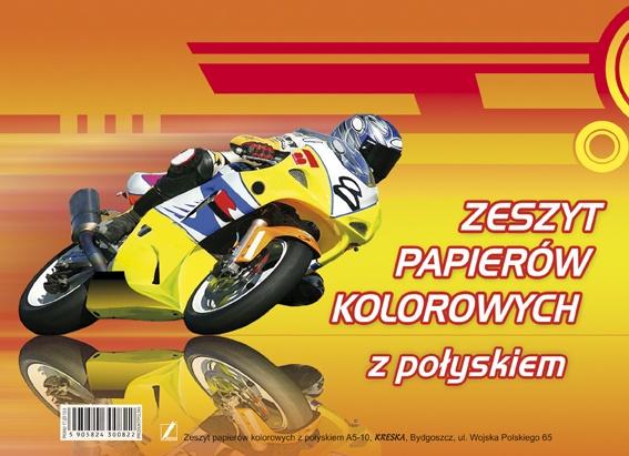 ZESZYT PAPIERÓW KOLOROWYCH A5/32 KRESKA