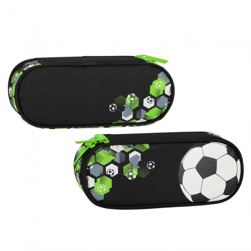 PIÓRNIK SASZETKA OWALNA 1ZAM FOOTBALL GREEN STK 12 48