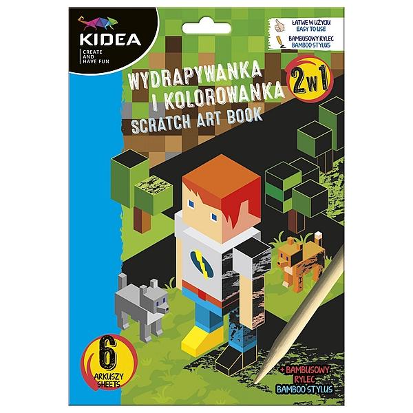 WYDRAPYWANKA I KOLOROWANKA 2W1 (GAME) KIDEA