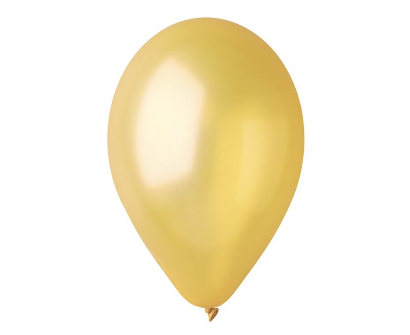 BALONY GEMAR 10 METALIK ZŁOTE DORATO A/100SZT