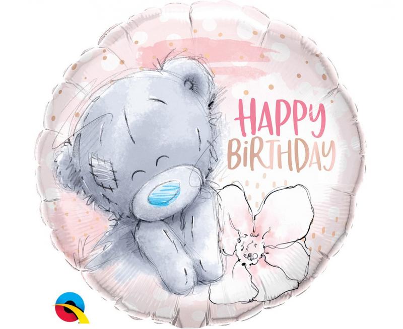 BALON FOLIOWY 18'QL TATTY TEDDY BIRTHDAY FLOWER