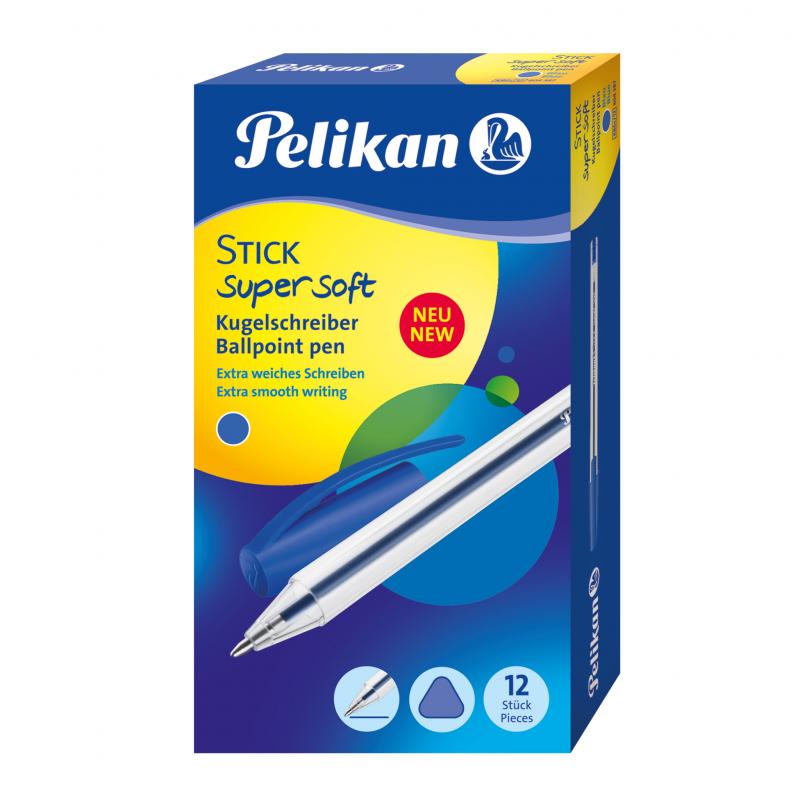 DŁUGOPIS PELIKAN STICK SUPER SOFT K86 NIEBESKI