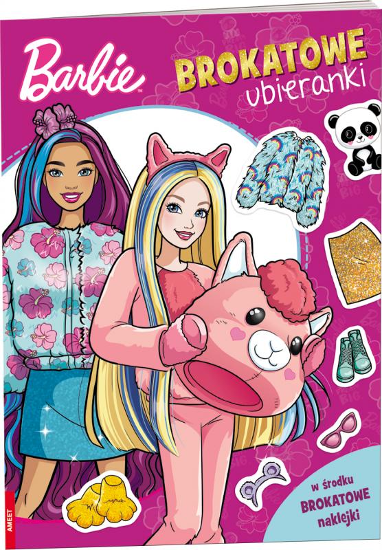 KSIĄŻECZKA BARBIE. BROKATOWE UBIERANKI