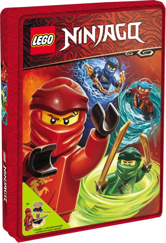 KSIĄŻECZKA LEGO NINJAGO. ZESTAW KSIĄŻEK Z KLOCKAMI LEGO.