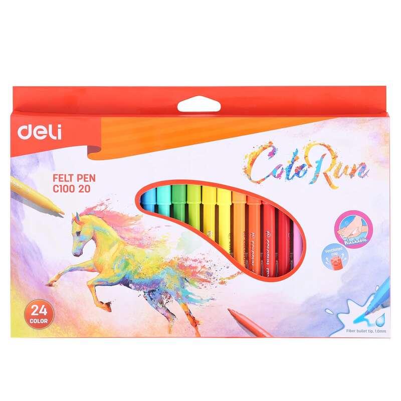 FLAMASTRY 24 COLORUN DELI