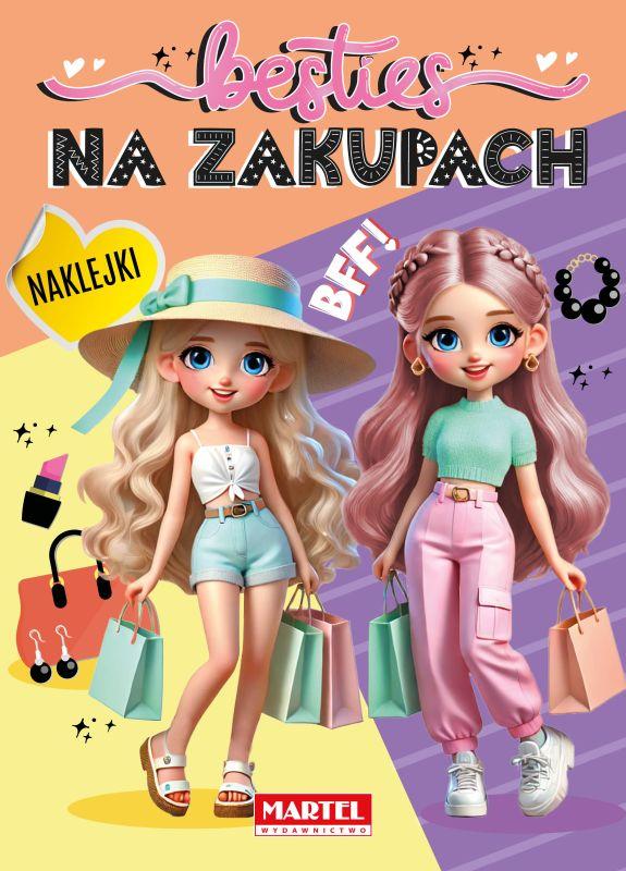 KSIĄŻECZKA BESTIES.NA ZAKUPACH Z NAKLEJKAMI