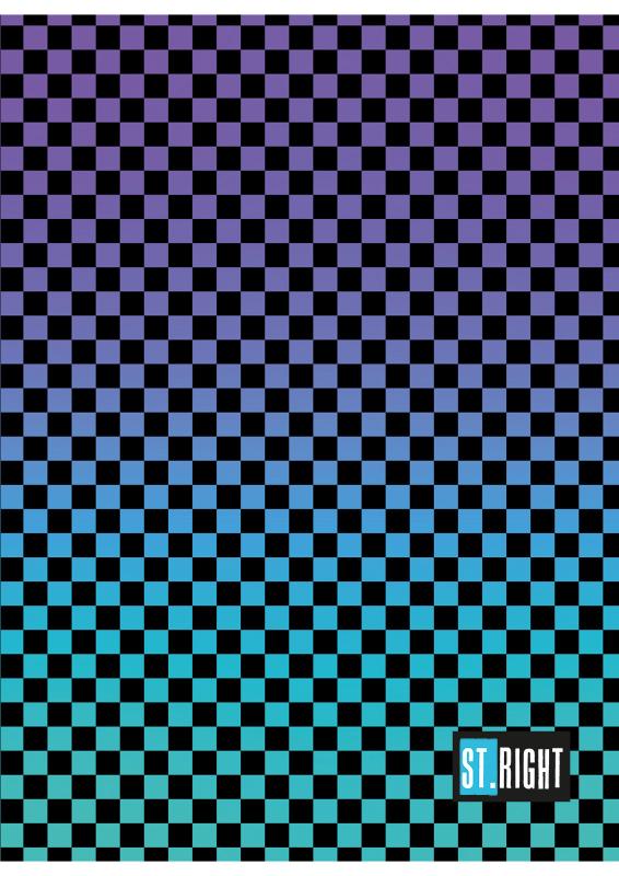 ZESZYT A4/32 # CHECKERED VIBE LAMINOWANY