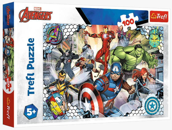 PUZZLE 100 TREFL SŁAWNI AVENGERS