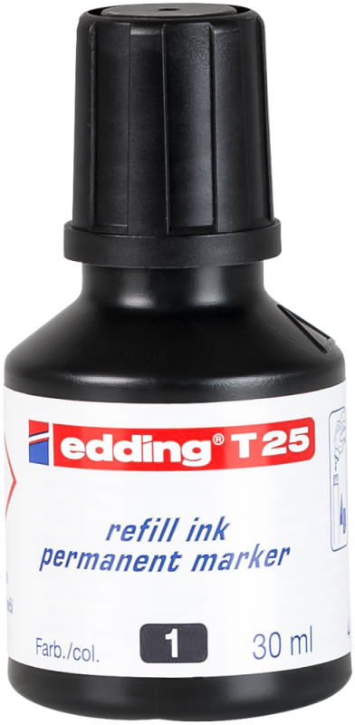 TUSZ EDDING DO MARKERÓW 30 ML.CZARNY