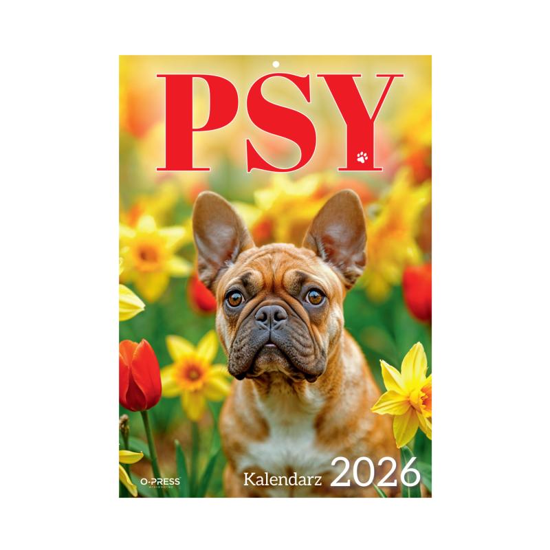 KALENDARZ ŚCIENNY A4 PSY AREX