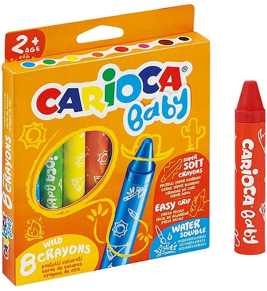 KREDKI BABY 8 KOLORÓW CARIOCA OD 2 ROKU
