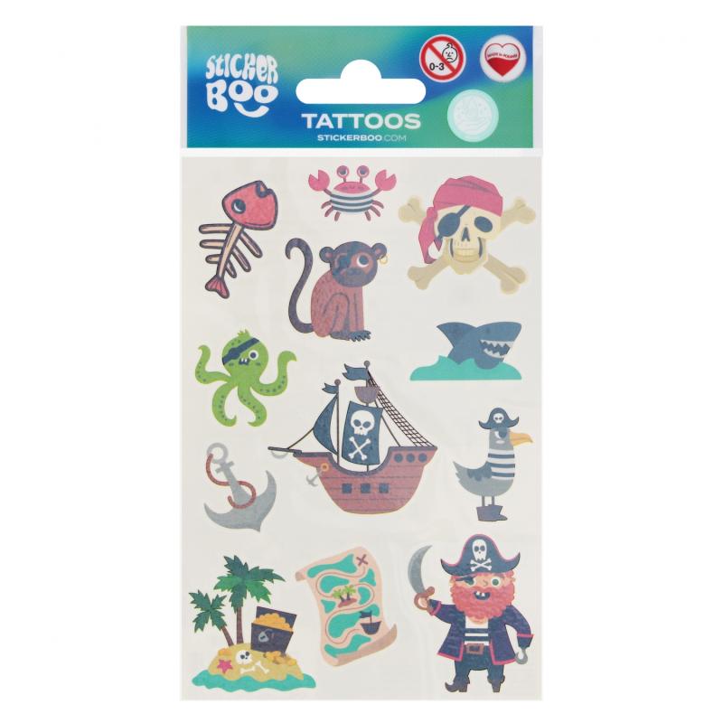 TATUAŻ NA PRZEDMIOT PIRACI S-BOO 100X190