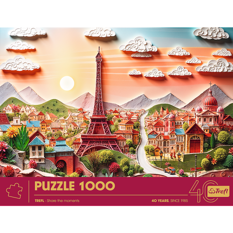 PUZZLE 1000 TREFL PARYŻ