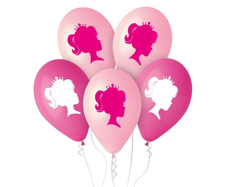 BALONY PREMIUM MY PINK WORLD - W KORONIE, 12'/ 5 szt.