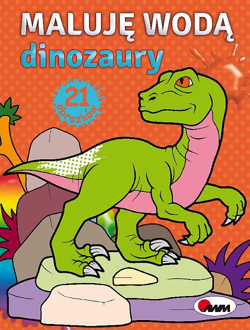 KSIĄŻECZKA MALUJĘ WODĄ DINOZAURY
