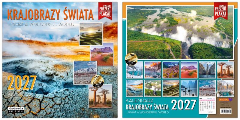 KALENDARZ CLASSIC Q KRAJOBRAZ ŚWIATA