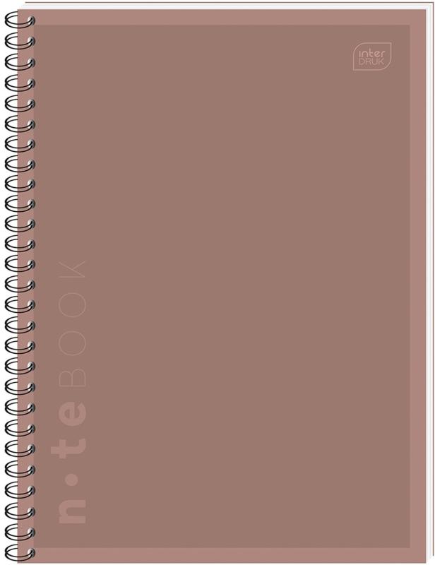KOŁOZESZYT B5/100 # INTER SOFT TOUCH UV KOLOROWE REGISTRY