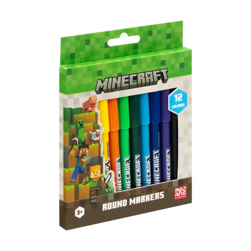 FLAMASTRY 12 ASTRA OKRĄGŁE MINECRAFT