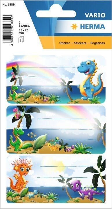 NAKLEJKA SZKOLNA DINO