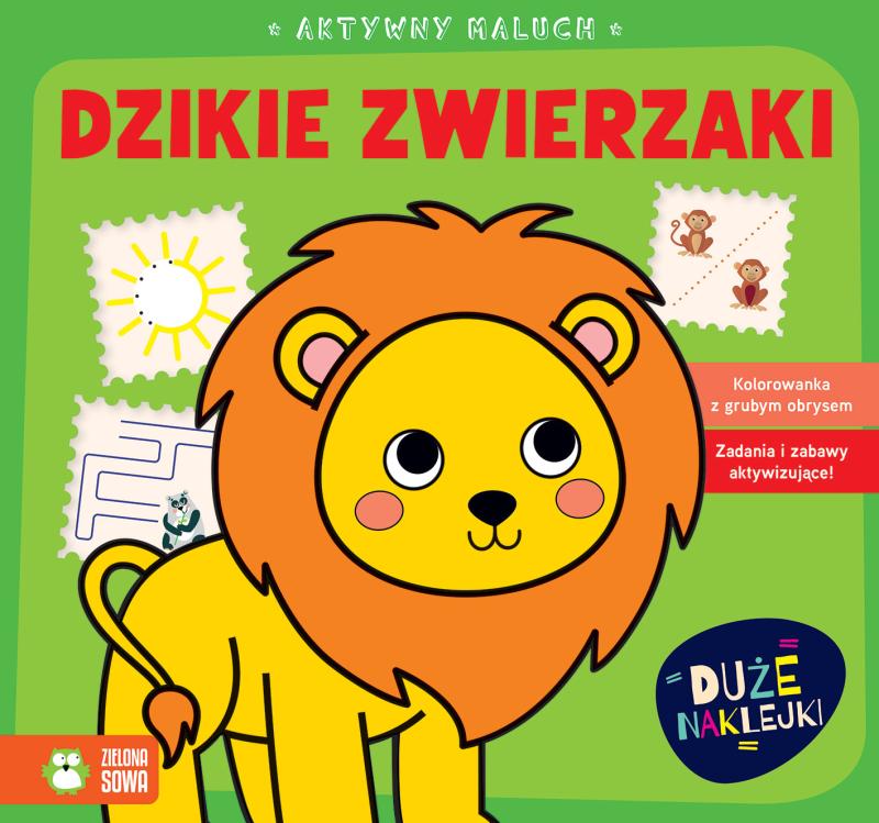 KSIĄŻECZKA AKTYWNY MALUCH DZIKIE ZWIERZAKI