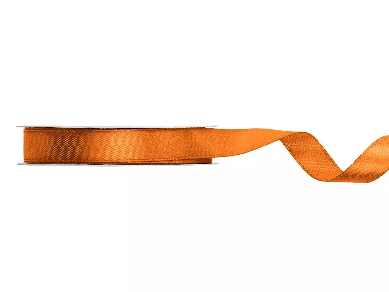 TASIEMKA SATYNOWA 12MM/25M RDZAWY