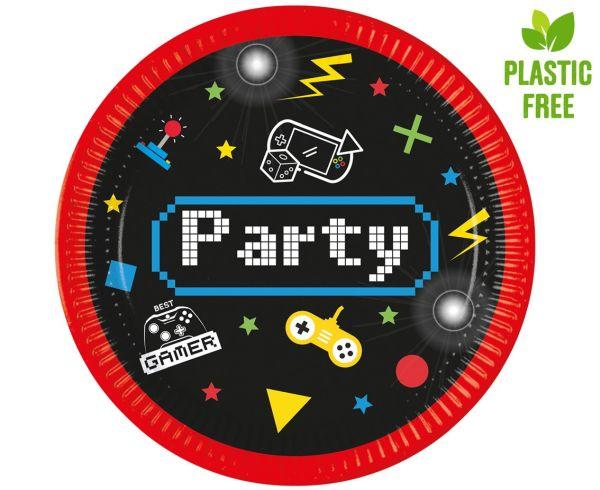 TALERZYKI PAP. GAMING PARTY NEXT GENERATION 23CM