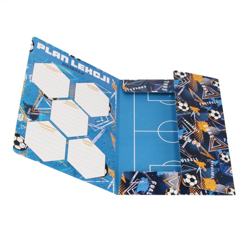 TECZKA Z GUMKĄ A4 FOOTBALL STK FOL10 100