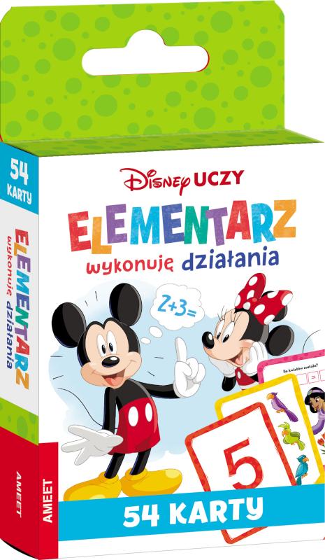 KSIĄŻECZKA DISNEY UCZY MIX.ELEMENTARZ.WYKONUJĘ DZIAŁANIA.KARTY