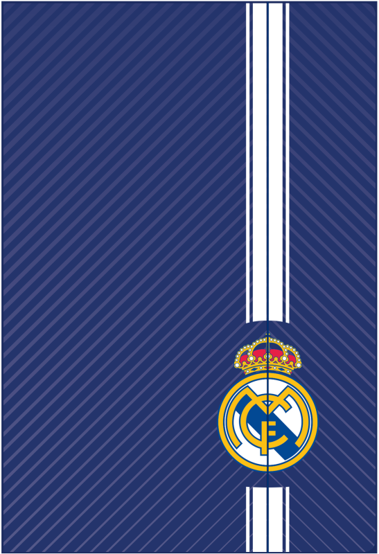 TECZKA A4 Z GUMKĄ REAL MADRID