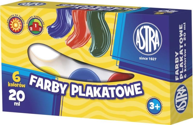 FARBY PLAKATOWE 6/20ML ASTRA