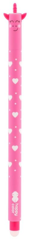 DŁUGOPIS WYMAZYWALNY USZAKI PINK UNICORN ART 0,5 NIEBIESKI HAPPY COLOR