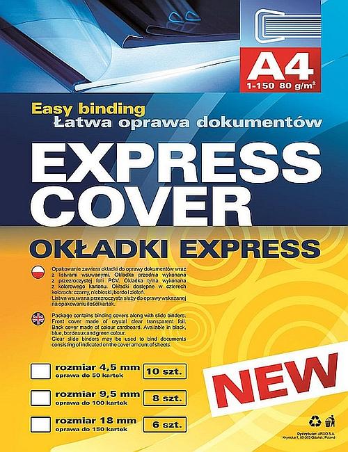 OKŁADKA EXPRES 9.5 ARGO ZIELONA OP.8 SZT