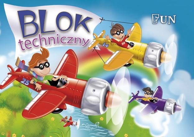 BLOK TECHNICZNY A4/10 FUN KRESKA