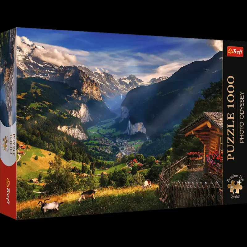 PUZZLE 1000 TREFL LAUTERBRUNNEN VALLEY SZWAJCARIA