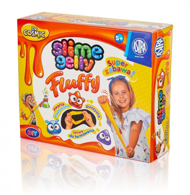 DRCOSMIC SLIME GELLY FLUFFY DIY POMARAŃCZ