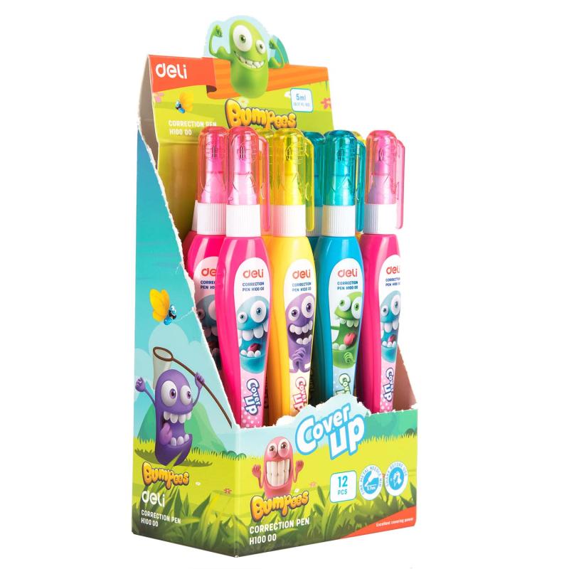 KOREKTOR W PIÓRZE 5ML BUMPES MIX KOLORÓW DELI