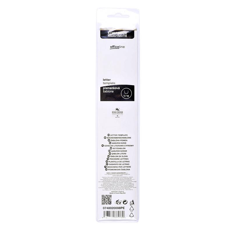 SZABLON 748020008 CYFROWO-LITERLOWY 7MM