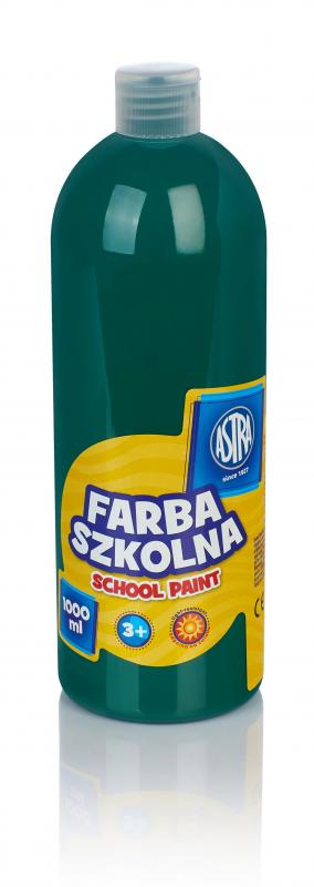 FARBA SZKOLNA ASTRA 1000ML CIEMNOZIELONONA