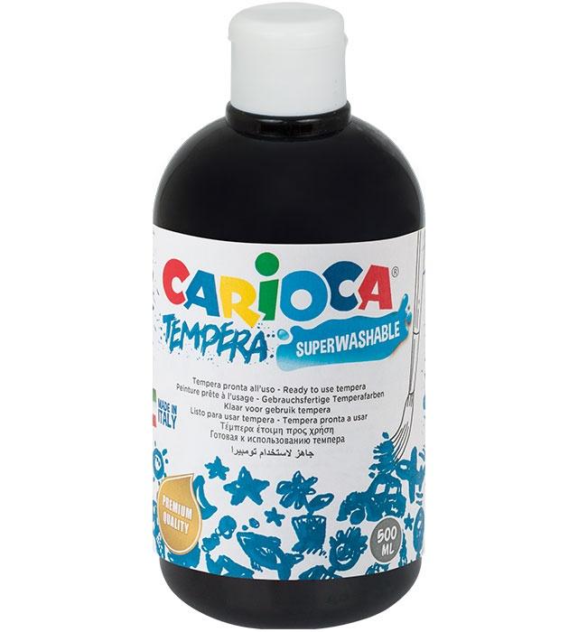 FARBA TEMPERA 500ML CZARNA CARIOCA