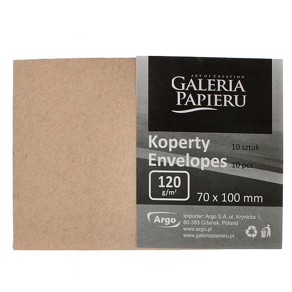 KOPERTA 70X100 MINI NATURE CIEMNOBEŻOWY OP 10SZT 120G