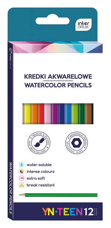 KREDKI 12 AKWARELOWE NOSTER